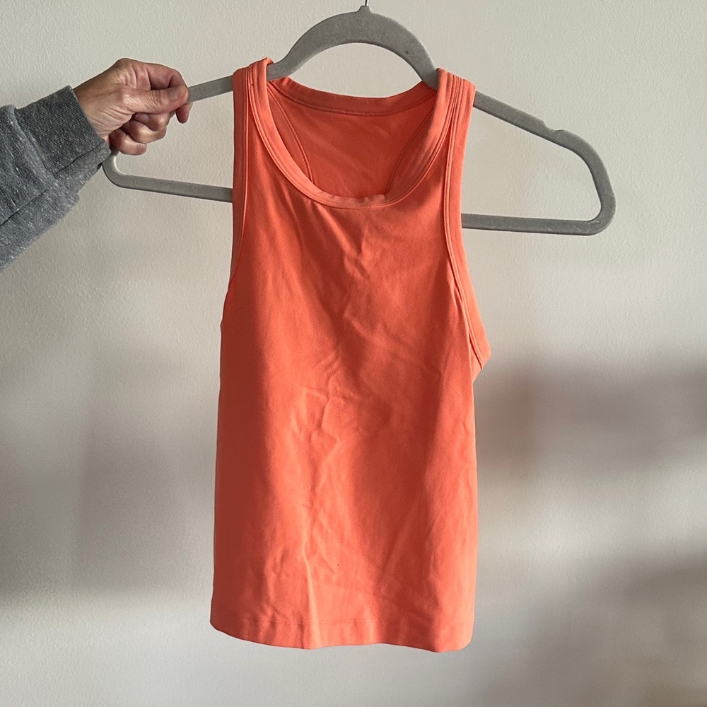 Orange Sleeveless Women's Top